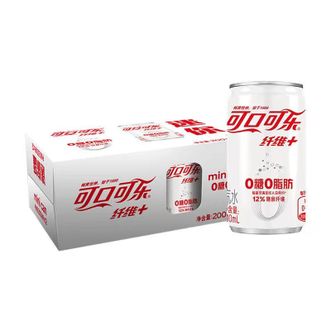 可口可乐纤维无糖汽水200ml*12