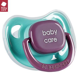 babycare  安抚奶嘴新生婴儿宝宝超软防胀气M码3-6个月睡觉神器【颜色随机，可以备注】