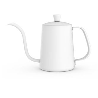 泰摩（timemore）  600ml家用手冲咖啡壶鱼三手冲咖啡壶 白色