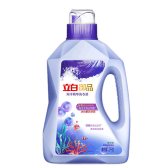 立白  御品海洋炫白洗衣液4斤 活性酶祛顽渍持久留香 护衣防串色 爱情海橙花香氛2kg