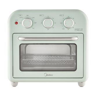 美的/Midea  家用可视多功能空气炸烤箱  PT1510  15L容量 360°循环热风
