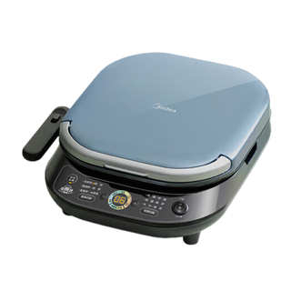 美的/Midea  电饼铛 上下盘可拆 家庭用双面加热加深 大尺寸烙饼锅煎饼三明治早餐机蒸汽煎烤机 电饼档MC-JKS3072