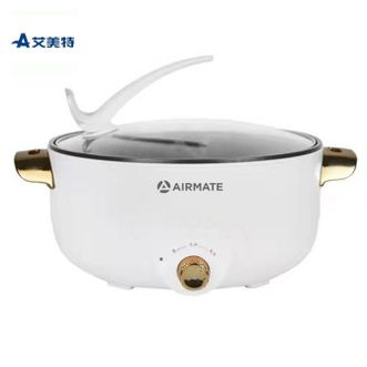 艾美特/Airmate  电煮锅4L电炒锅多功能电锅不粘内胆防干烧保护料理锅CZG-YHS14