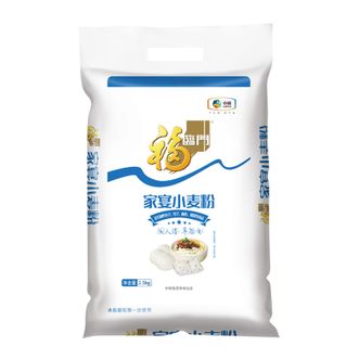 福临门 面粉 家宴小麦粉2.5kg 包包子馒头饺子 中筋面粉 中粮出品