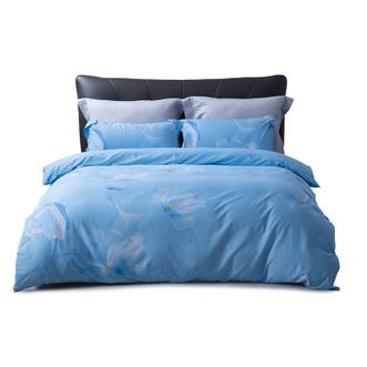 水星家纺全涤磨毛抗菌四件套锦瑟未央床上用套件200*230cm