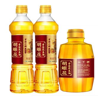 胡姬花  小榨花生油组合 1.8L(400ml+ 700mL*2瓶 )