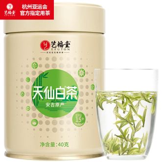 艺福堂 茶叶绿茶  安吉原产天仙白茶 40g