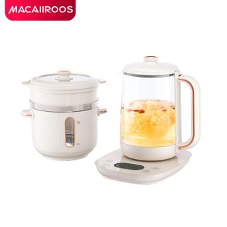 MACAIIROOS  迷你养生壶800ML容量养生杯煮茶器高硼硅玻璃恒温烧水壶 MC-YS128