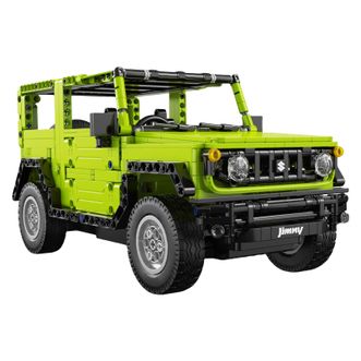 双鹰/DOUBLE E  儿童编程遥控积木拼装赛车吉姆尼越野车-579颗粒 C51201