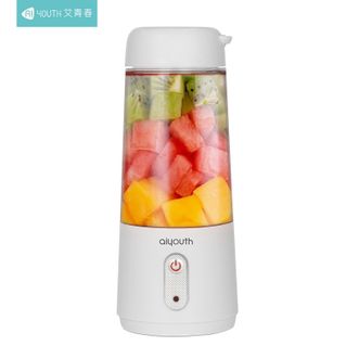 艾青春（AIYOUTH）  便携式榨汁机家用水果小型充电迷你炸果汁机电动学生榨汁机白色