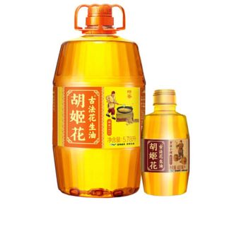 胡姬花  古法花生油6.18L(5.78L+小榨400ml)组合装食用油 物理压榨一级