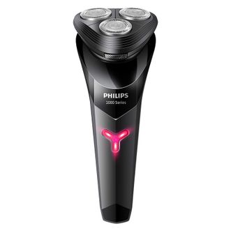 飞利浦/Philips  电动剃须刀 S1113 全身水洗 干湿双剃三刀头 1小时充电 进口刀头 男士电动刮胡刀剃须刀