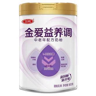 三元（SAN YUAN）  金爱益养调中老年配方奶粉罐装800克1罐
