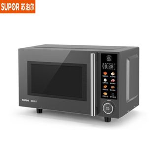 苏泊尔（SUPOR）  变频微波炉烤箱一体机SW23B2  不锈钢0涂层家用23升平板加热一级能效智能解冻光波烧烤彩屏商超同款