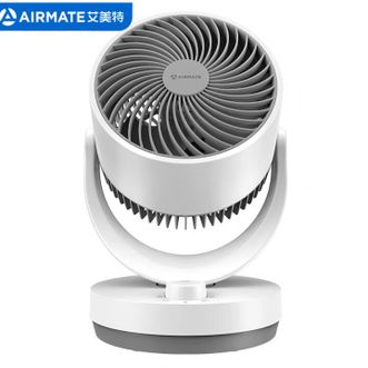 艾美特/Airmate  空气循环扇家用电风扇节能迷你小风扇台式桌面扇涡轮循环对流大风量摇头轻音电风扇 旋钮经典款CA15-X28