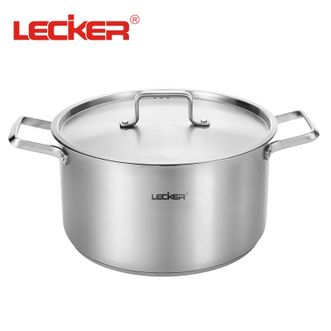 lecker  鼎味汤锅20cm不锈钢煲汤焖炖明火电磁炉通用汤锅厨具-KR1-14