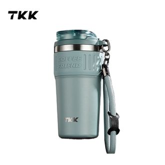 TKK  咖啡杯 陶瓷内胆 保温杯大容量办公室泡茶水杯 630ml【抗菌陶瓷覆层】