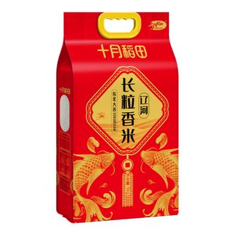 十月稻田  辽河长粒香10斤 东北大米一年一季新米