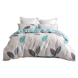 罗莱家纺  诺曼全棉四件套200*230cm  全棉面料贴身舒适双人被单套件