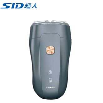 超人/SID  剃须刀干湿两用电动刮胡刀全身防水胡须刀旋转式强劲双刀头RS276