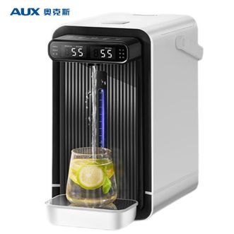 奥克斯/AUX  电热水瓶 电热水壶烧水壶恒温水壶分体式开水瓶烧水器 保温家用5L 304不锈钢 HX-8553F