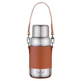 德铂（Debo）  潘多拉纯钛保温杯女士抗菌高颜值便携户外水杯450ml   DEP-889