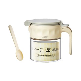 VISIONS  密封玻璃调料罐  带勺调味盒  调味瓶  380ml