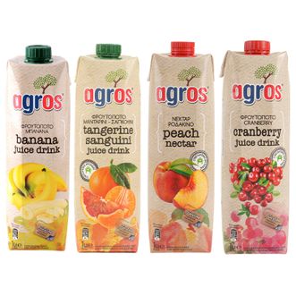 莱果仕  4口味混合饮料1L*4 希腊进口 欧洲阳光果园