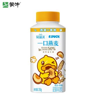 蒙牛  冠益乳 黄桃草莓燕麦酸奶 250g*4瓶 （黄桃/草莓各2瓶）