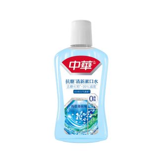 中华抗糖漱口水 清新海盐味500ml
