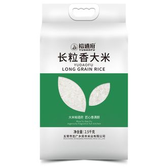 裕道府  大米  2.5kg  东北核心产区大米长粒香米