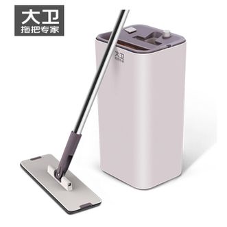 大卫  大卫 免手洗平板拖把木地板刮刮桶拖布清洁工具懒人乐墩布干湿两用Z9