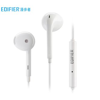 漫步者(EDIFIER) H180Plus 半入耳式有线手机 高音质带线控手机音乐耳塞