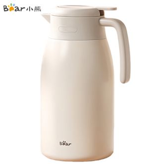 小熊  1.5L容量保温壶 家用316不锈钢内胆保温暖水壶开水瓶一键按压出水