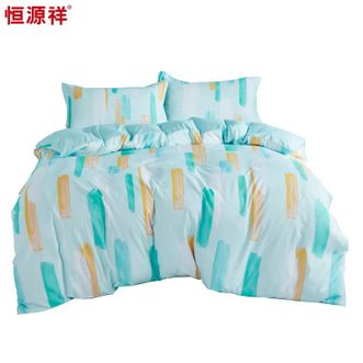 恒源祥  A类抗菌磨毛四件套 染韵 吸湿透气床品套件