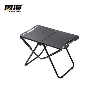 雷摄  战术桌多功能组合便携烧烤户外商用游玩折叠液压升降烤肉桌 58款单桌【黑色】