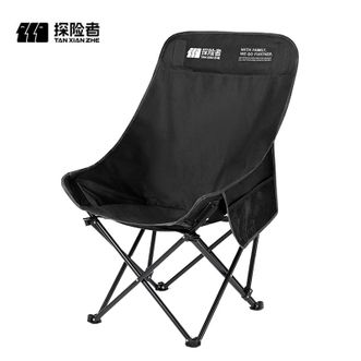 探险者（TAN XIAN ZHE）  高靠背QQ椅月亮椅户外露营折叠椅子便携式钓鱼座椅