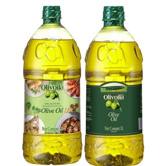 欧丽薇兰  特级初榨橄榄油3L+橄榄油3L组合装正品健康家用烹饪煎炸