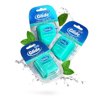 欧乐B/OralB  专业清洁齿缝牙线卷便携护龈薄荷40m*4（新老包装随机发货）