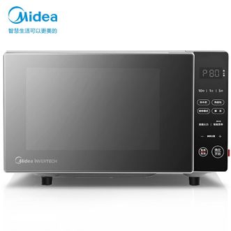 美的（Midea）家用多功能变频微波炉20升 微烤一体机 智能解冻 大平板均匀加热 PC20B3