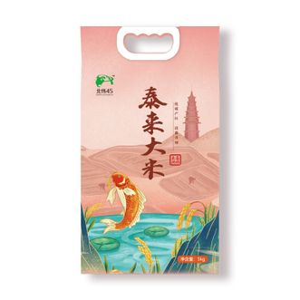 北纬45  泰来稻香米大米5kg  北大米黑龙江粳米香米 真空装优质产区 清甜香韧