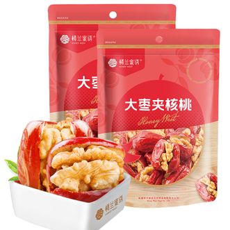 楼兰蜜语  大枣夹核桃 208gx2袋