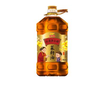 金龙鱼  外婆乡小榨菜籽油5L食用油家用炒菜5升非转基因压榨工艺
