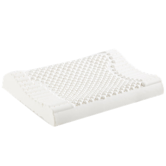 梦洁  2个装 美眠云泰国乳胶枕 颗粒按摩 透气速干 乳胶枕 58*39*2个 90%乳胶填充