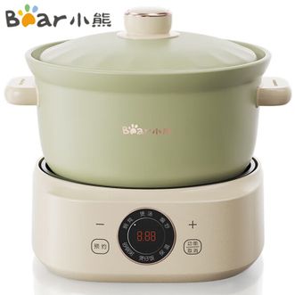 小熊/Bear  电砂锅  3L 电炖锅 煲汤锅 炖汤锅 电炖盅 焖炖锅 养生煮粥锅煲仔饭快炖分体式电砂锅  DSG-D30S1