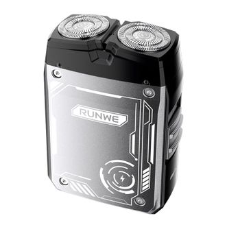 朗威  迷你便携电动剃须刀机能机甲风便携剃须刀实用刮胡刀Rs316