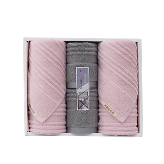 洁丽雅/Grace  经典全棉优品-5 2条面巾2条方巾面巾方巾礼盒 6974751980932 颜色随机不指定颜色