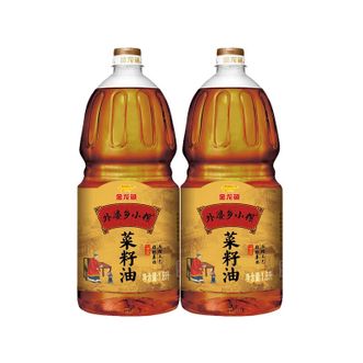 金龙鱼  外婆香小榨菜籽油 适用各种食材 厨房必备 1.8L*2桶Q