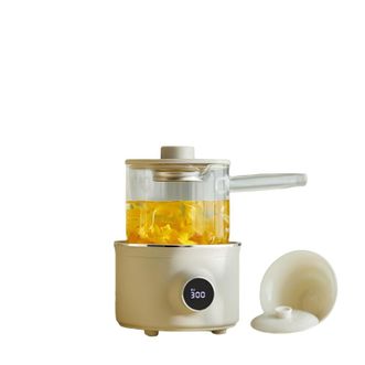 立时/olayks.   0.5L全玻璃迷你养生杯煮花茶壶 配滤网