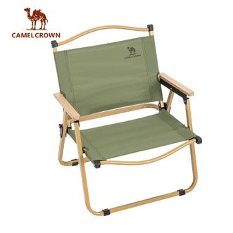 骆驼/Camel  克米特户外折叠椅 军绿